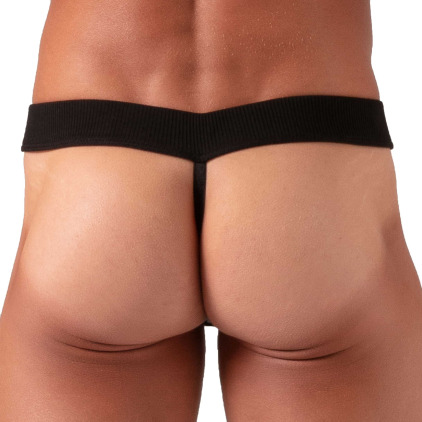 String à Lacet Noir Absolu Male