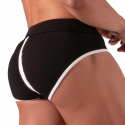 Absolu Male Versatile Open Briefs - Black