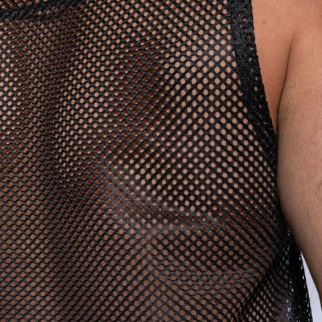 Bike Practice Sleeveless Crop Top - Black