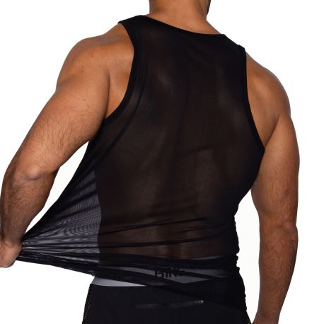 Bike Mesh Tank Top - Black