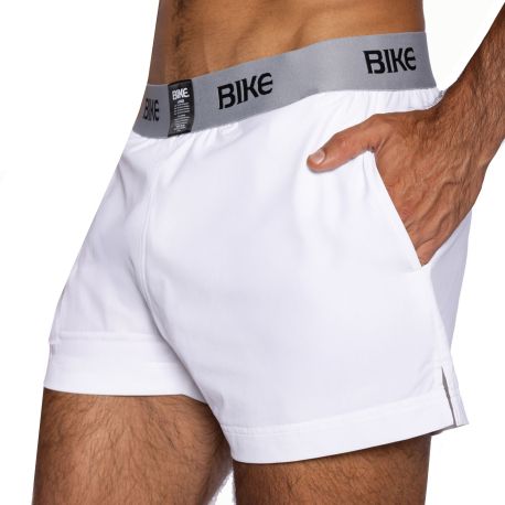 Bike Short Jock Blanc