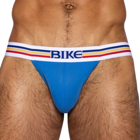 Bike Slip Tanga Coton Bleu Indigo