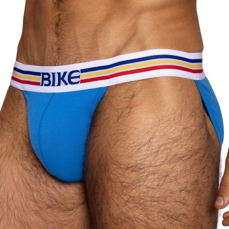 Bike Slip Tanga Coton Bleu Indigo