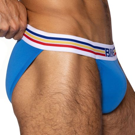 Bike Slip Tanga Coton Bleu Indigo