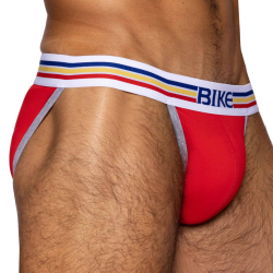 Bike Cotton Tanga Briefs - Red