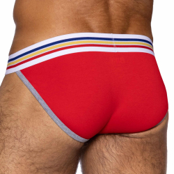 Slip Tanga Coton Rouge Bike