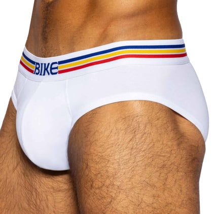 Slip Coton Blanc Bike