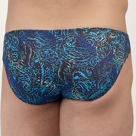 HOM Slip Confort Micro Funky Styles Bleu
