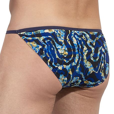 HOM Funky Styles Tanga Briefs - Navy