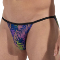 HOM Funky Styles Tanga Briefs - Navy - Pink