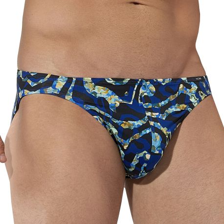 HOM Slip Comfort Micro Funky Styles Bleu Marine