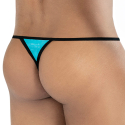 CUT4MEN String à Poche Ajustable SP4NDEX GLOW Mesh Turquoise