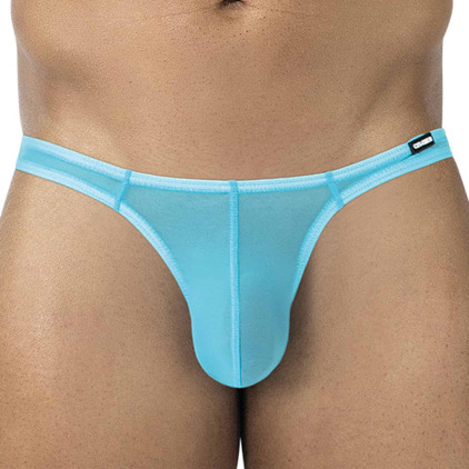 String Brazilian SP4NDEX GLOW Mesh Turquoise CUT4MEN