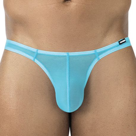 CUT4MEN String Brazilian SP4NDEX GLOW Mesh Turquoise