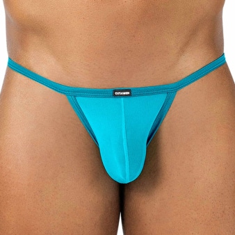 Mini Slip Kini SP4NDEX GLOW Mesh Turquoise CUT4MEN