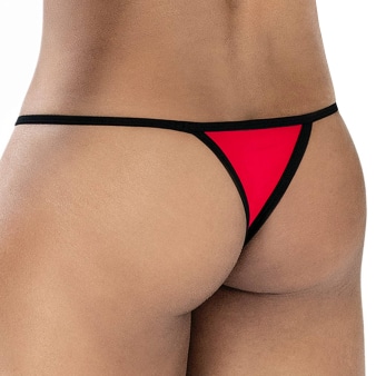 String Mini Kini SP4NDEX GLOW Rouge CUT4MEN