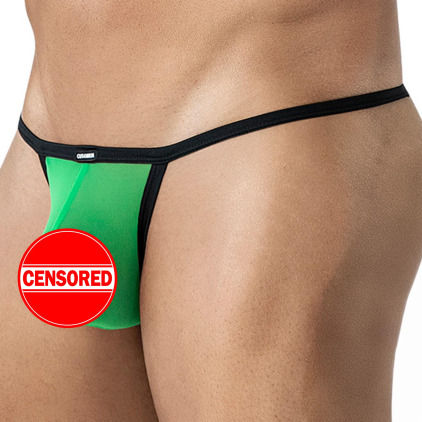 String Mini Kini SP4NDEX GLOW Mesh Vert CUT4MEN