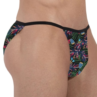 HOM Funky Styles Tanga Briefs - Black