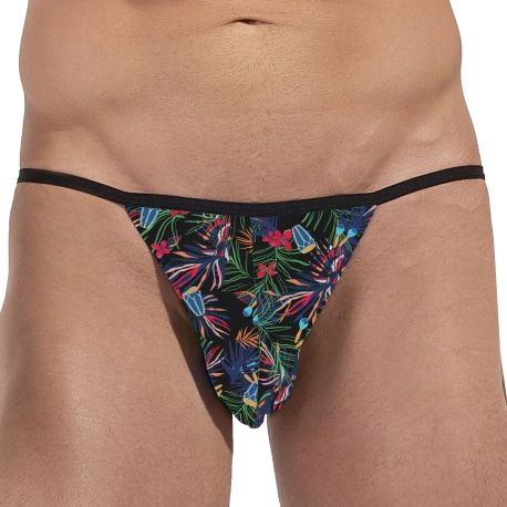HOM Slip Tanga Funky Styles Noir