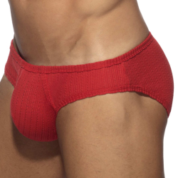 Addicted Puff Bikini Briefs - Red