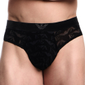Emporio Armani Slip Jacquard Velvet Noir