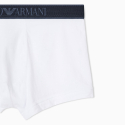 Emporio Armani Boxer Shiny Logoband Coton Blanc