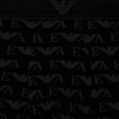 Emporio Armani Boxer Jacquard Velvet Noir