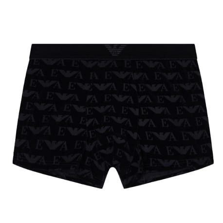 Emporio Armani Boxer Jacquard Velvet Noir