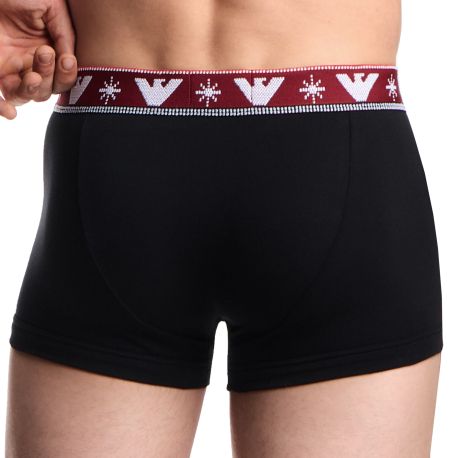 Emporio Armani Boxer Holidays Jacquard Noir