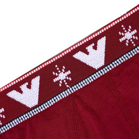 Emporio Armani Boxer Holidays Jacquard Rouge
