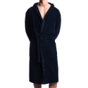 Emporio Armani Peignoir à Capuche Sponge Marine