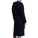 Emporio Armani Peignoir à Capuche Sponge Marine