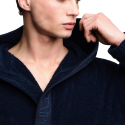 Emporio Armani Peignoir à Capuche Sponge Marine