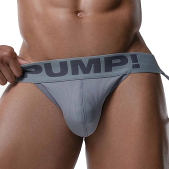Jock Strap Gray Classique Gris Pump!