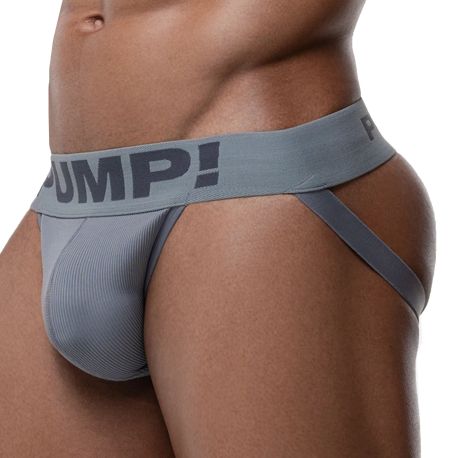 Pump! Jock Strap Gray Classique Gris