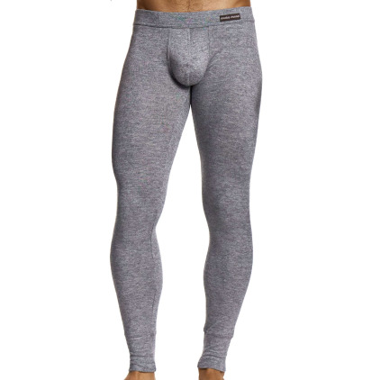 Caleçon Long Mohair Gris Chiné Modus Vivendi