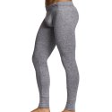 Modus Vivendi Caleçon Long Mohair Gris Chiné