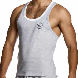 Modus Vivendi Athletic Cotton Tank Top - Heather Grey