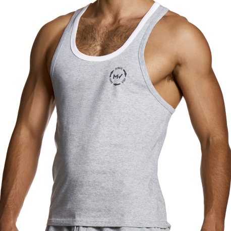 Modus Vivendi Athletic Cotton Tank Top - Heather Grey
