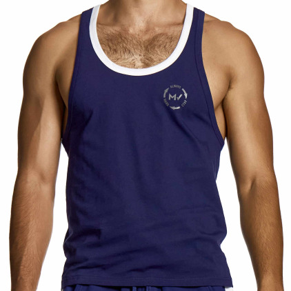 Débardeur Coton Athletic Bleu Marine Modus Vivendi