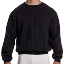Modus Vivendi Pull Cable Knit Noir