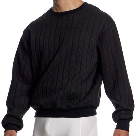 Modus Vivendi Pull Cable Knit Noir