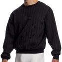 Modus Vivendi Pull Cable Knit Noir
