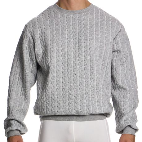 Modus Vivendi Pull Cable Knit Gris