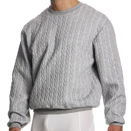Modus Vivendi Pull Cable Knit Gris
