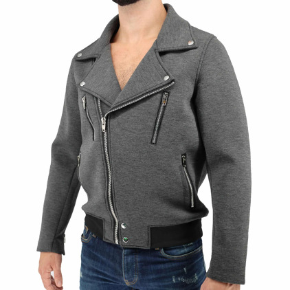 Veste Motard Alpha Anthracite Breedwell