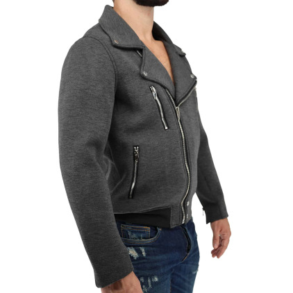 Veste Motard Alpha Anthracite Breedwell