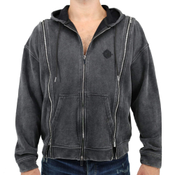 Veste à Capuche Darkroom Noire Breedwell