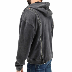 Veste à Capuche Darkroom Noire Breedwell