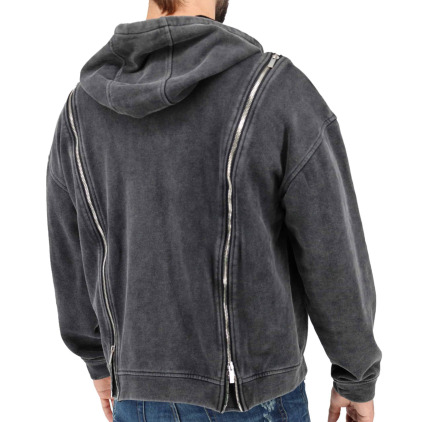 Veste à Capuche Darkroom Noire Breedwell